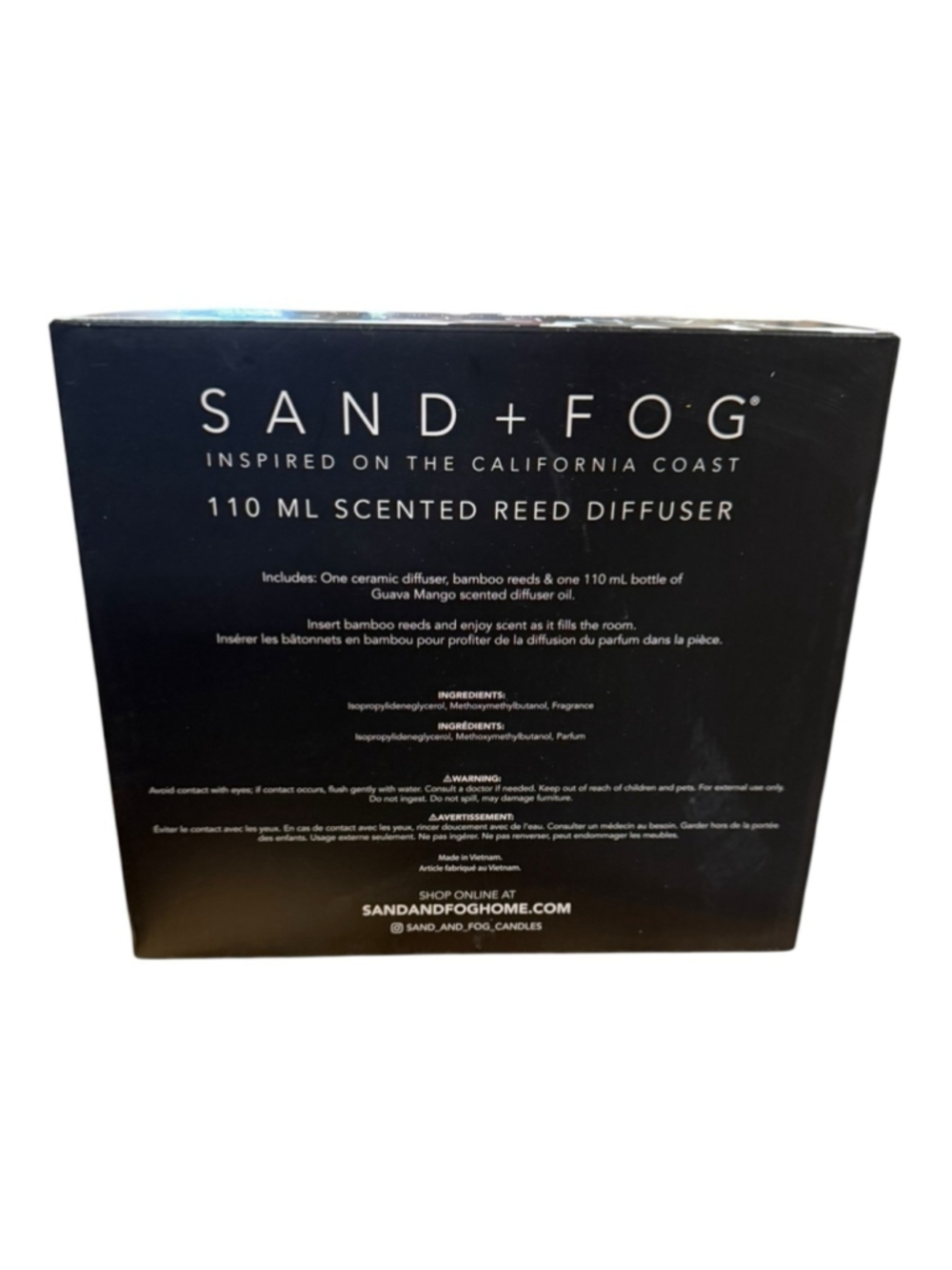 Sand + Fog Guava Mango Reed Diffuser Set 110 mL New in Box - Picture 4 of 4